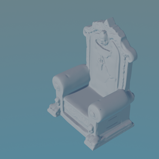 Free STL file King's throne 🤴 ・Model to download and 3D print・Cults