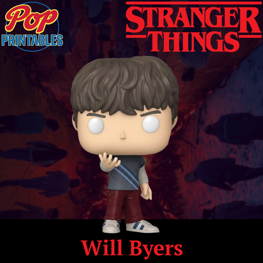 Will Byers - Funko Pop Style 3D Model