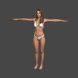 1.jpg Movie actress Jessica Alba in bikini -Rigged 3d character