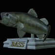 Bass-stocenej-3.png fish bass trophy statue detailed texture for 3d printing