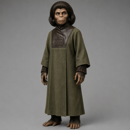 PLANETE OF THE APES (1968) part 2 - Zira 3D model by AnankhArt3D