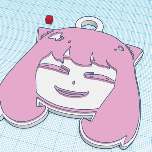 Anya Forger Keychain - Spy x Family 3D model