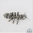 002.jpg STL file Articulated Ant Robot・3D printer model to download