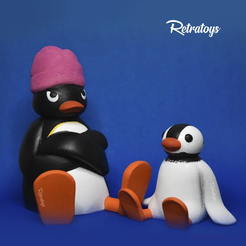 Angry Pingu (once niños), Retratoys