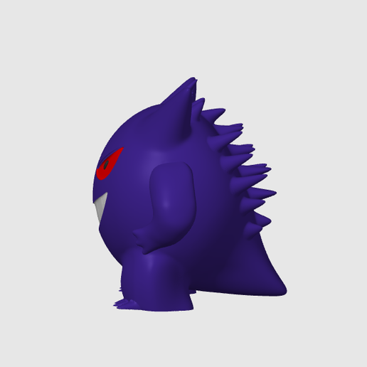 🐉 Gengar (#094) Pokémon・ STL 3D baskı için dosya・Cults