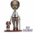 6.jpg character elderly human figure with umarell dog