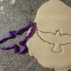 bird in flight.JPG STL-Datei Bird InFlight Cookie Cutter・3D-Drucker-Vorlage zum herunterladen