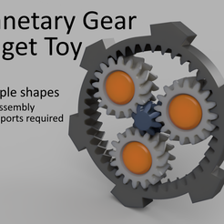 Thumbnail-Gear.png STL file Planetary Gear Fidget Toy・3D printable model to download