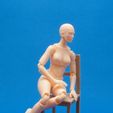 DSC_0025.jpg Articulated Poseable Female Figure