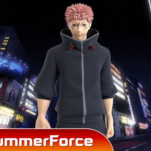 👾 Yuji Itadori - Jujutsu Kaisen SS3・ STL File for 3D printing・Cults