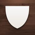 shape_0384.jpg Heraldic Shield Blank - Medieval Emblem Display Design