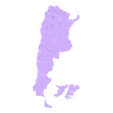 mapa argentina entero.stl Puzzle Puzzle Republic of Argentina