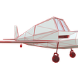 model-2024-04-22T223018.680.png low poly small airplane 3d model
