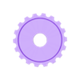 Knob4QuoterNutThick.obj 1/4" 20 tuerca Pomos Colección