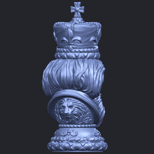 06_TDA0254_Chess-The_KingB07.png Download free file Chess-The King • Design to 3D print, GeorgesNikkei