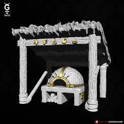 Skinks-Clay-Oven-01.jpg Файл STL Глиняная печь саурского сцинка・Модель 3D-принтера для загрузки