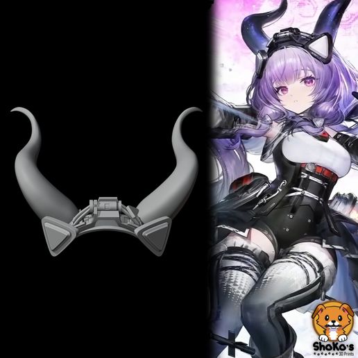 Typhoeus - Horns - Arknights Endfield Cosplay Prop