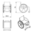 PLANO.png Silla ruedas 1:10 / 1/10 wheel chair