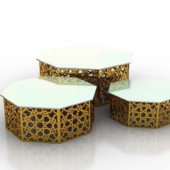 1.jpg Fichier STL Table Arabesque・Plan pour imprimante 3D à télécharger
