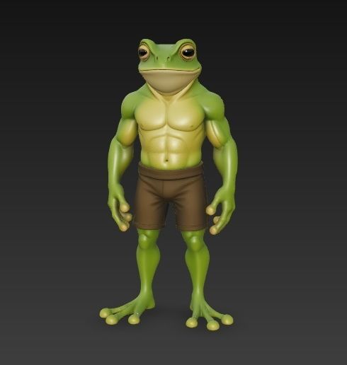 👹 toadman・ STL File for 3D printing・Cults