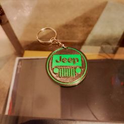 porta-chaves de jipe