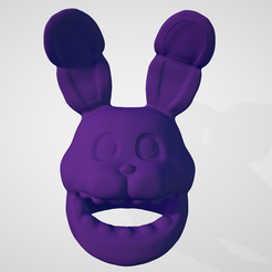 FNAF-1-Bonnie-1.png Brick Compatible FNAF 1 Bonnie Head