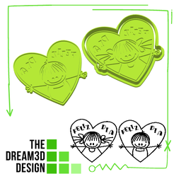 CHILDREN'S-DRAWING-FELIZ-DIA-COOKIE-CUTTERS-DEBOSSER.png CHILDREN'S DRAWING FELIZ DIA COOKIE CUTTERS DEBOSSER /CORTANTE DE GALLETAS