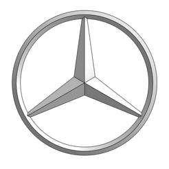 MercedesLogoTopView.png Mercedes Logos Geometric