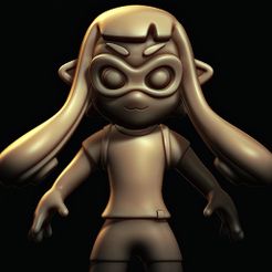 a.jpg STL-Datei Inkling // SPLATOON・Design zum Herunterladen und 3D-Drucken