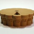 brown_front.jpg Two week pill container / medication dispenser Mk. II