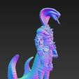 Anthropomorphic-Cobra-4.jpg Anthropomorphic Cobra Warrior Snake Man 3D Print File