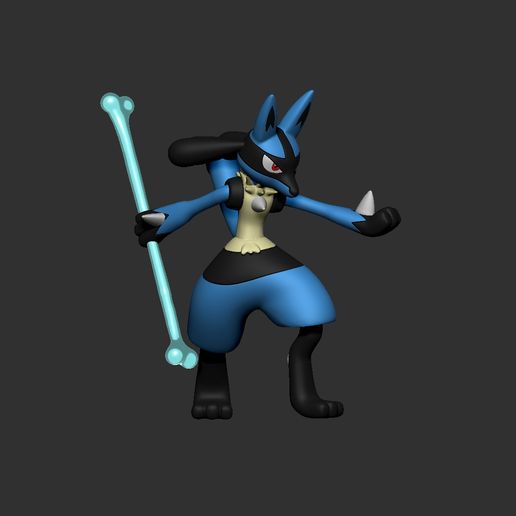 🐉 pokemon riolu evolution pack・ STL File for ・Cults