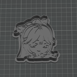 nih.png Archivo STL Genshin Impact NinhGuan cookie cutter・Plan de impresión en 3D para descargar