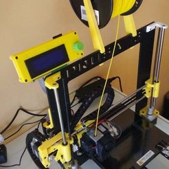 20150725_195515.jpg Free STL file LCD Front Case (Prusa i3 Hephestos)・3D printable design to download