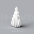 D_4_Renders_1.png Niedwica Vase Set D_1_10 | 3D printing vase | 3D model | STL files | Home decor | 3D vases | Modern vases | Floor vase | 3D printing | vase mode | STL  Vase Collection