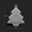 02_christmas-cookie-ornament-pendant-christmas-tree-8-3d-model-obj-fbx-stl.jpg Christmas Cookie Ornament - Pendant - Christmas Tree 8
