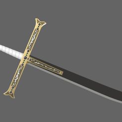 yoru.59.jpg STL file One Piece Yoru Mihawk Sword・3D printer model to download