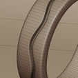 9.png 极简波浪形戒环 - 现代光滑金属 3D 打印模型