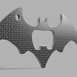 a.PNG Free STL file Batman key-holder / Ouvre-bouteille et porte-clés Batman / Ouvre-bouteille et porte-clés Batman・3D printable model to download