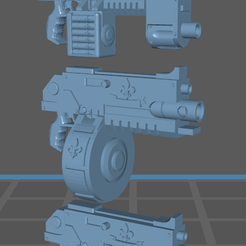 Godwyn-De'az-Bolters-Trio.png Free STL file Battle Barbie's Gun Rack・3D printing design to download