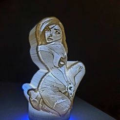 20221224_162709.jpg Archivo STL Colección Nightlight. Serie Spider man. Lámpara de noche Mary Jane Watson Easy Print・Design para impresora 3D para descargar