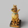 Scooby-Doo.2141.jpg Scooby-Doo-dog- Christmas - canine-standing pose-FANART FIGURINE