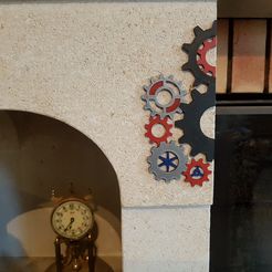 20181227_110905.jpg STL file table decoration gears・3D printing design to download