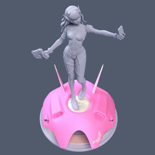 👧 Overwatch - DVA・ 3D File for ・Cults