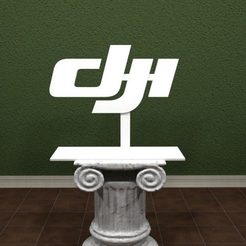 dji-logo.png STL-Datei DJI-Logo kostenlos・Design für 3D-Drucker zum herunterladen