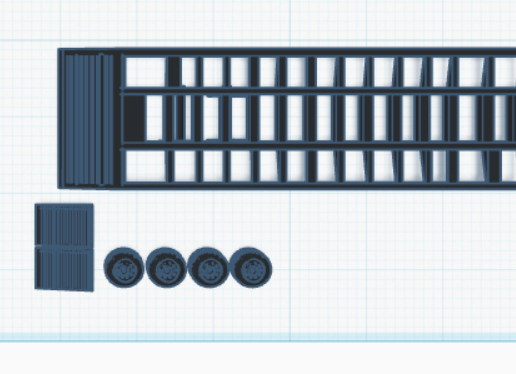 1/64 scale Maxx D Gooseneck trailer Kit