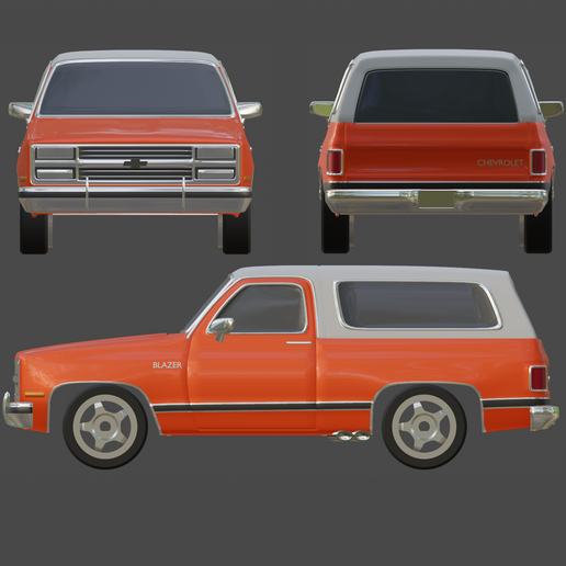 Xmods Chevrolet K5 Blazer Street Truck 3D model