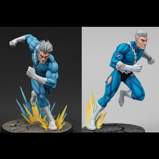 🦸 Quicksilver the Inhuman - MCP・ STL File for 3D printing・Cults