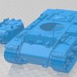 WW2-Soviet-Tank-KV1-1.jpg 3D file WW2 Soviet Tank KV1 Printable・3D printer model to download
