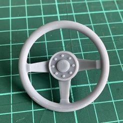 78D70BD5-D3B3-4667-8A2F-FC84F08299DE.jpeg STL file STEERING WHEEL Jeep XJ Cherokee / Comanche・Model to download and 3D print